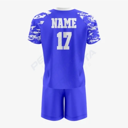 Alternative view of Custom Lacrosse Uniform in Blue – Play in Style