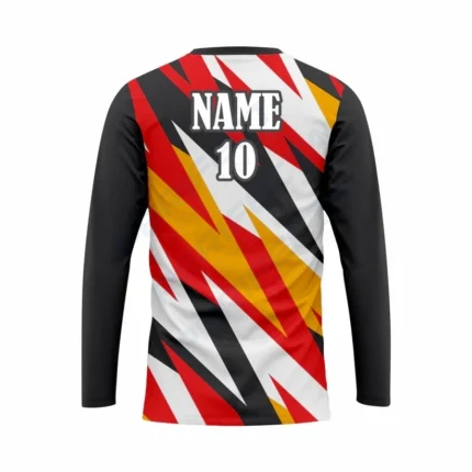 Alternative view of Basketball Long Sleeve Shooting Shirt in Multi Colors RSBLSSS-002