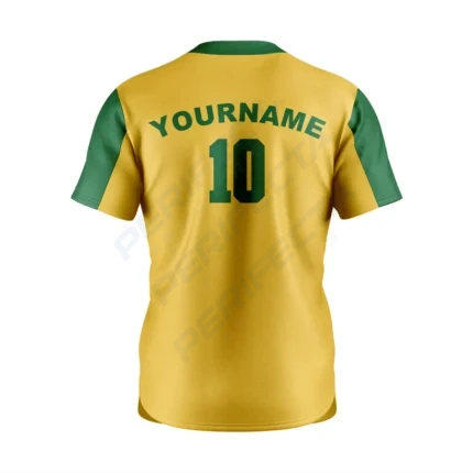 Alternative view of Baseball 2 Button Jersey Art No.71