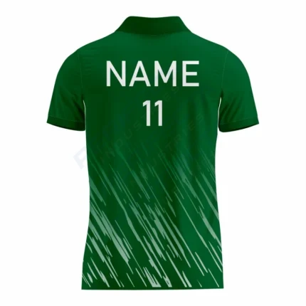 Alternative view of Basketball Polo Shirt in Dark Green RSBPS-0010