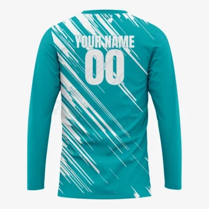 Alternative view of Professional Soccer Goal-Keeper Jersey in Dark Cyan