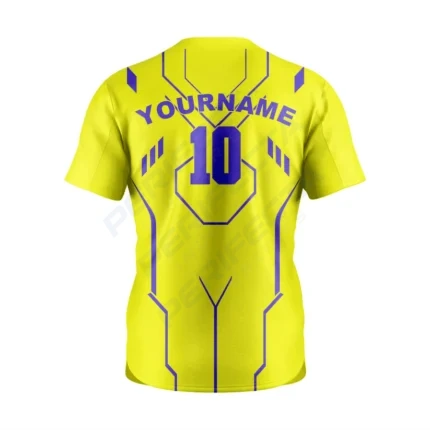 Alternative view of Baseball 2 Button Jersey Art No.74