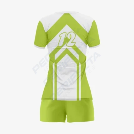 Alternative view of Personalized Apple Green Volleyball Uniform Set for Athletes