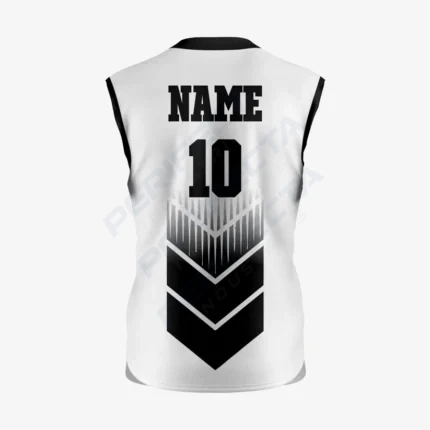 Alternative view of Custom Black Sleeveless 2 Button Softball Jersey – Perfect for Men/Women