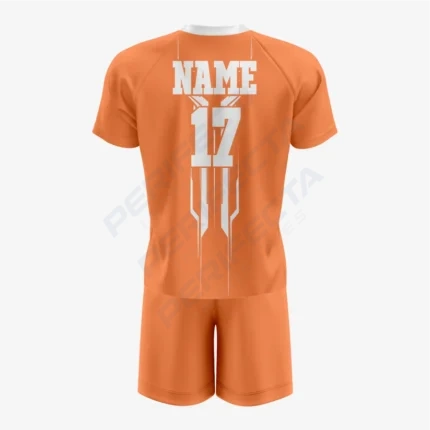 Alternative view of Personalized Orange Lacrosse Uniform – Pro Fit