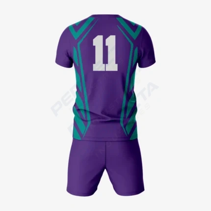 Alternative view of Purple Custom Volleyball Uniform Set for Teams