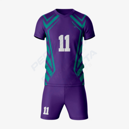 Purple Custom Volleyball Uniform Set for Teams