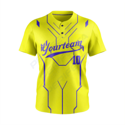 Baseball 2 Button Jersey Art No.74